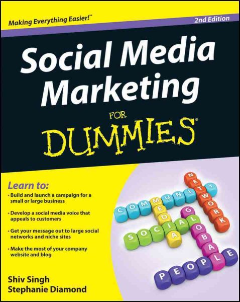Social Media Marketing For Dummies cover