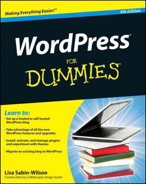 WordPress For Dummies, 4th Edition cover