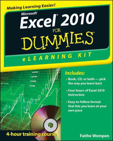 Excel 2010 eLearning Kit For Dummies cover