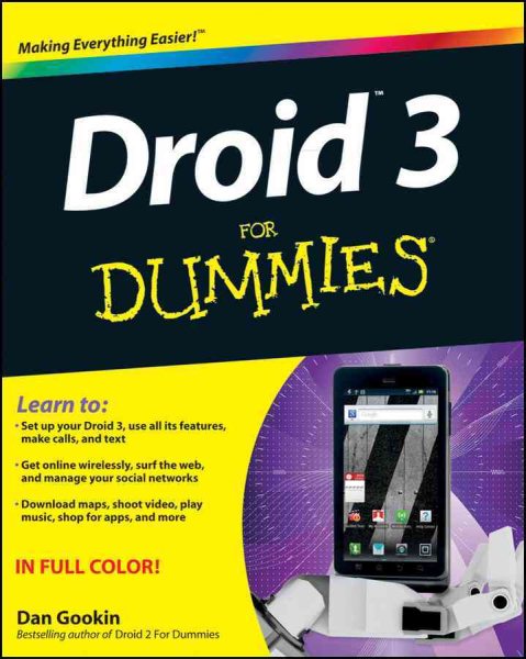 Droid 3 For Dummies cover