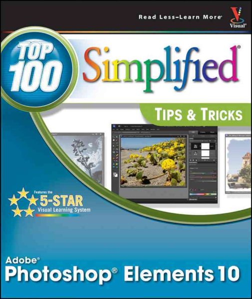 Photoshop Elements 10 Top 100 Simplified Tips and Tricks cover