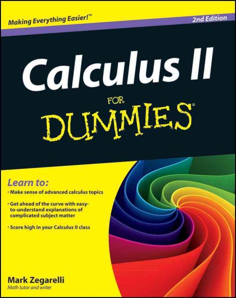 Calculus II For Dummies cover