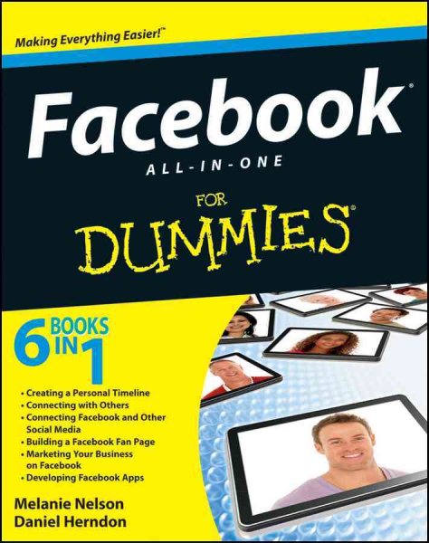 Facebook All-in-One For Dummies cover