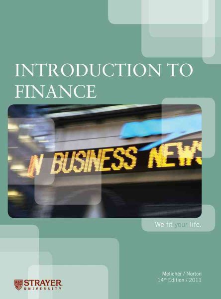 Introduction to Finance cover