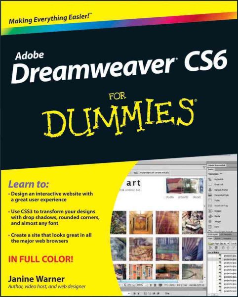 Dreamweaver CS6 For Dummies cover