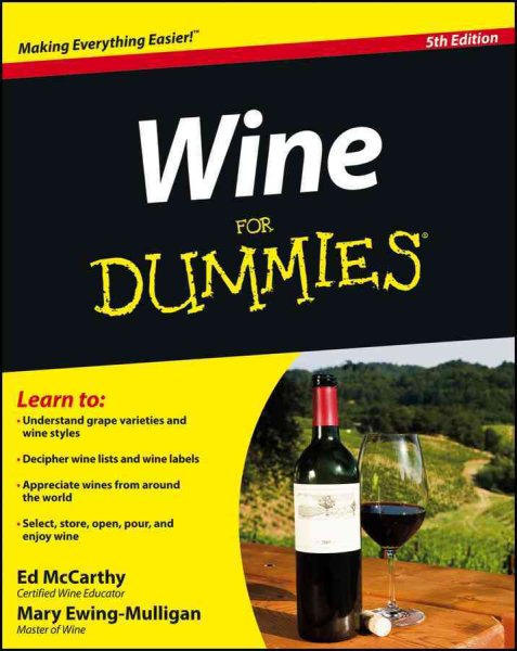 Wine for Dummies: Fifth Edition cover