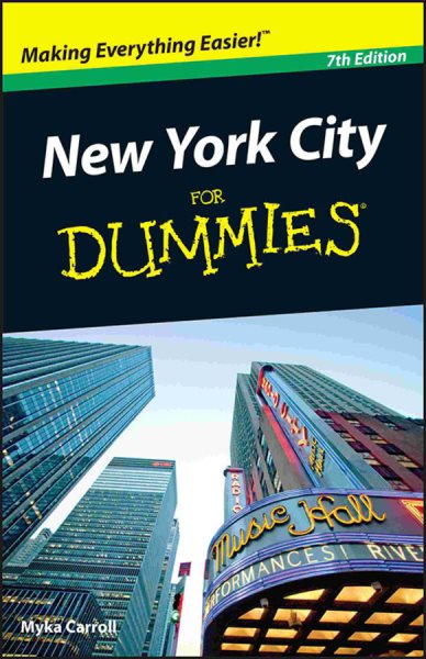 New York City For Dummies cover