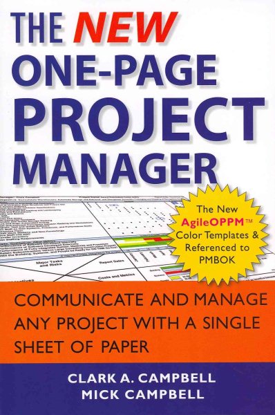 The New One-Page Project Manager: Communicate and Manage Any Project With A Single Sheet of Paper cover