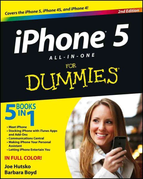 iPhone 5 All-in-One For Dummies cover
