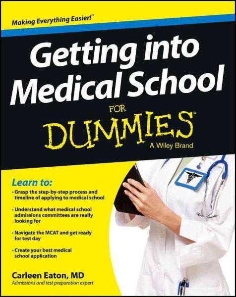 Getting into Medical School For Dummies cover
