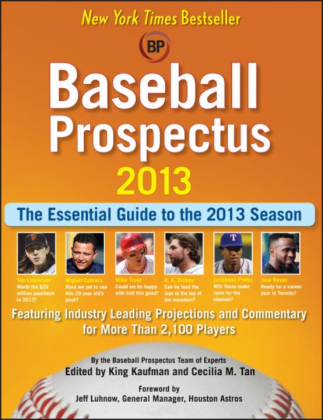 Baseball Prospectus 2013 cover
