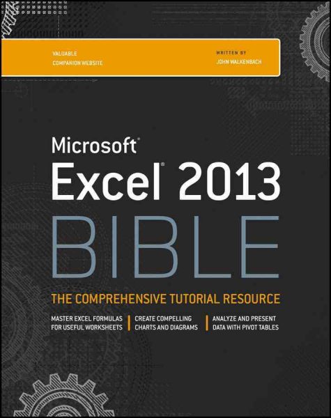 Excel 2013 Bible cover