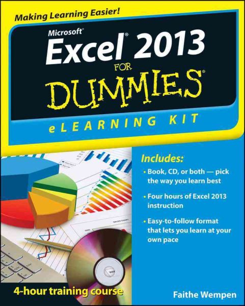 Excel 2013 eLearning Kit For Dummies cover