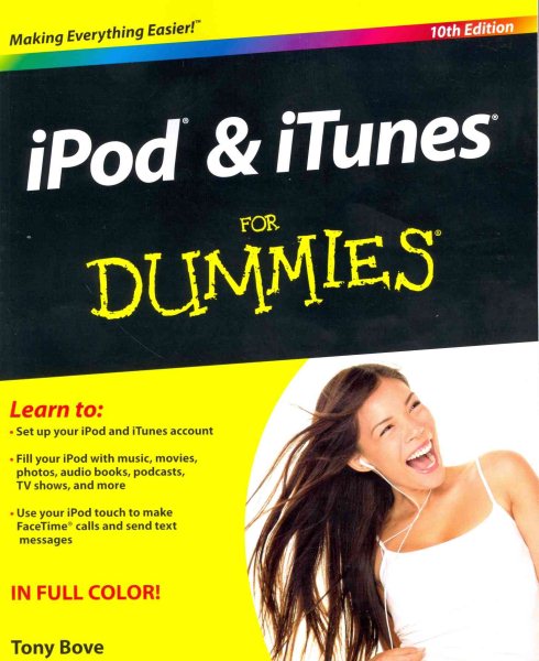 iPod and iTunes For Dummies cover