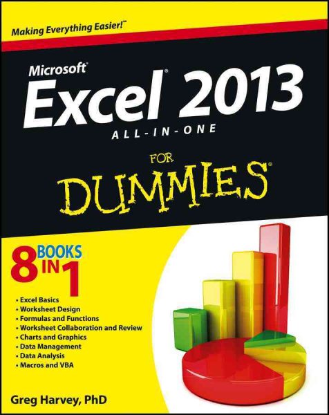 Excel 2013 All-in-One For Dummies cover
