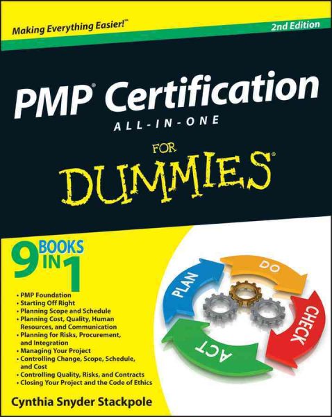 PMP Certification All-in-One For Dummies cover