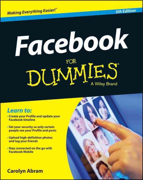 Facebook For Dummies cover