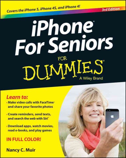 iPhone For Seniors For Dummies cover