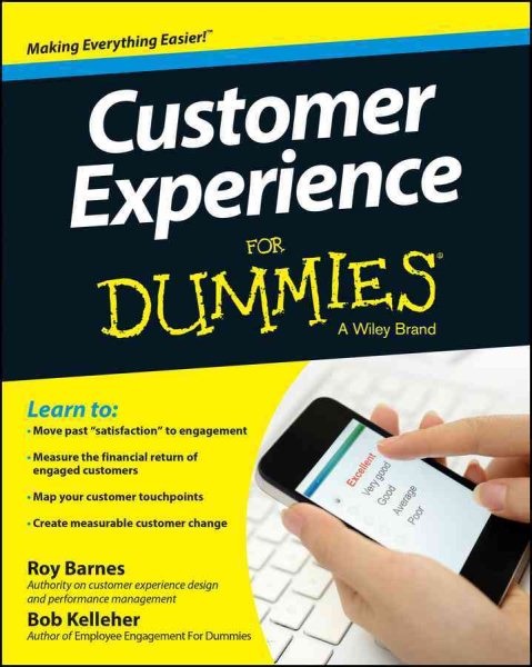 Customer Experience For Dummies cover