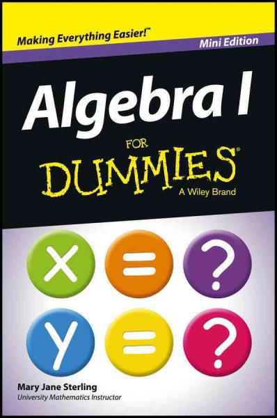 Algebra I For Dummies cover