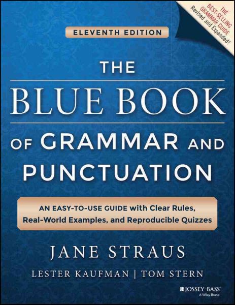 The Blue Book of Grammar and Punctuation: An Easy-to-Use Guide with Clear Rules, Real-World Examples, and Reproducible Quizzes cover