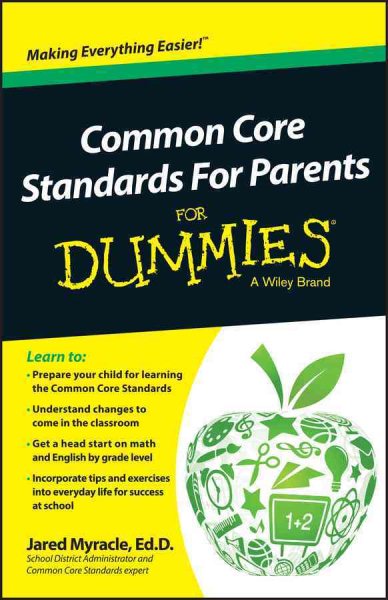 Common Core Standards For Parents For Dummies cover