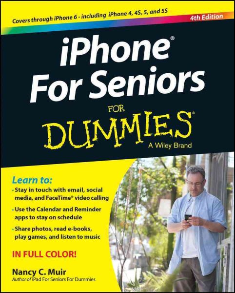 iPhone For Seniors For Dummies (For Dummies Series) cover
