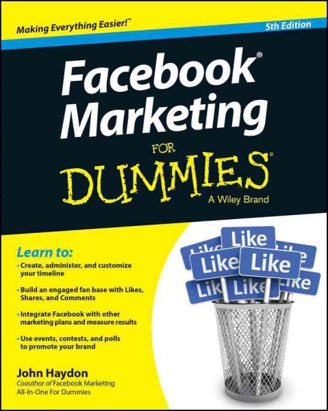 Facebook Marketing For Dummies, 5th Edition (For Dummies Series) cover