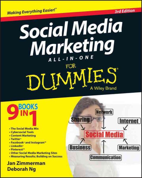 Social Media Marketing All-in-One For Dummies cover