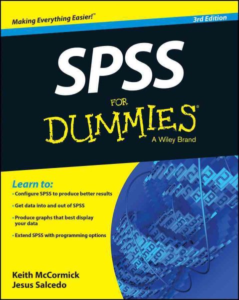 SPSS Statistics for Dummies cover