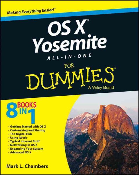 OS X Yosemite AIO For Dummies cover