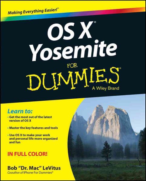 OS X Yosemite For Dummies (For Dummies Series) cover