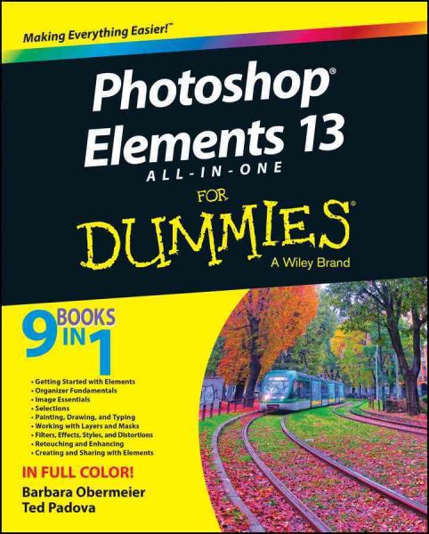 Photoshop Elements 13 All-in-One For Dummies cover