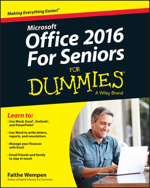 Office 2016 For Seniors For Dummies (For Dummies (Computer/Tech)) cover