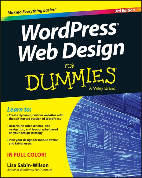 WordPress Web Design For Dummies cover