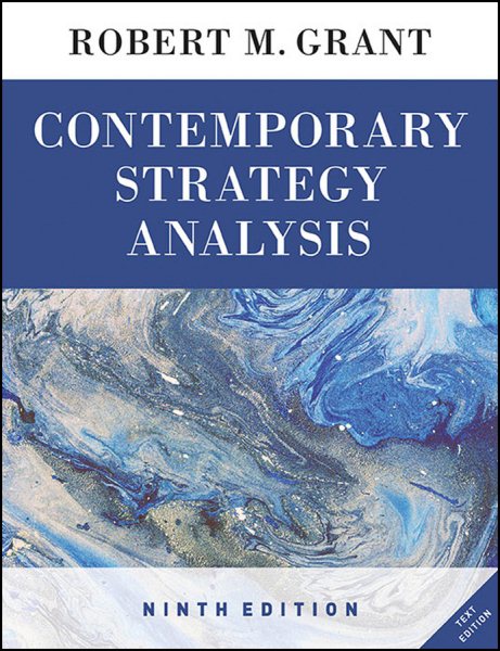 Contemporary Strategy Analysis Text Only cover