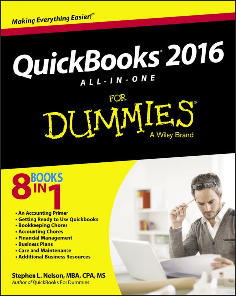 QuickBooks 2016 All-in-One For Dummies cover