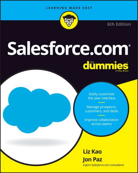 Salesforce.com For Dummies, 6th Edition (For Dummies (Computer/Tech)) cover