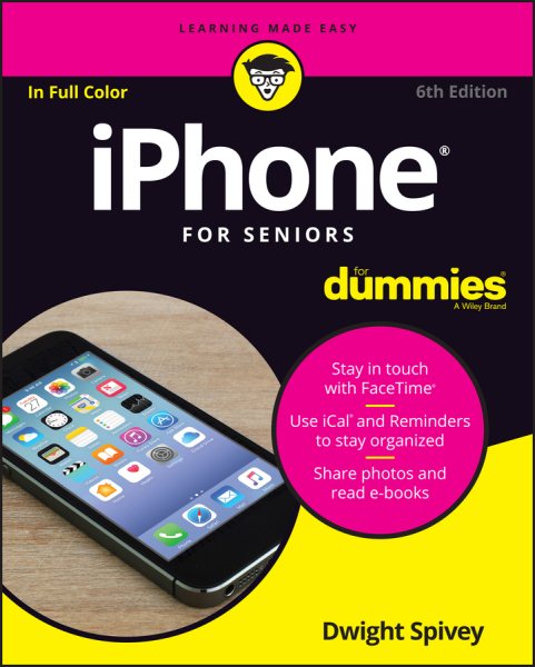 iPhone For Seniors For Dummies cover