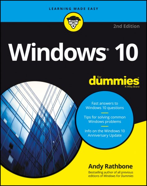 Windows 10 For Dummies cover