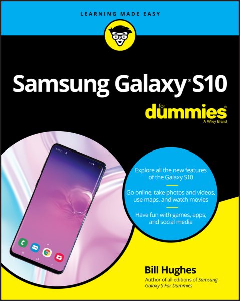 Samsung Galaxy S10 For Dummies cover