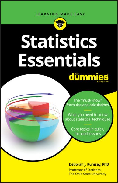 Statistics Essentials For Dummies cover