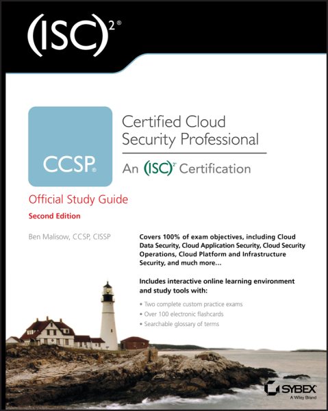 (ISC)2 CCSP Certified Cloud Security Professional Official Study Guide, 2nd Edition cover