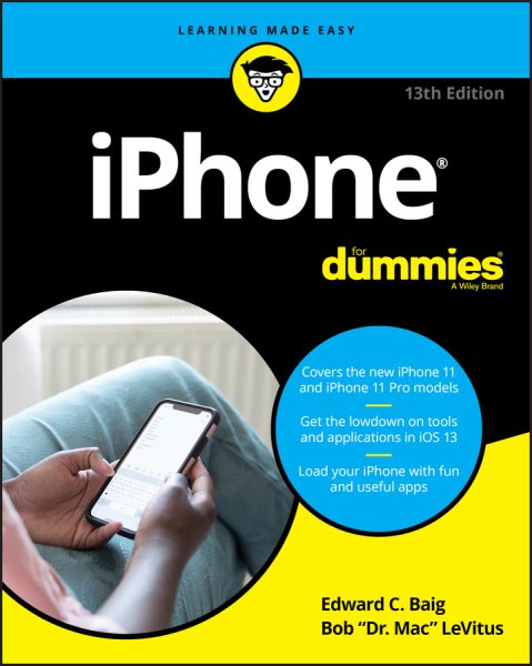 iPhone For Dummies, 13th Edition cover