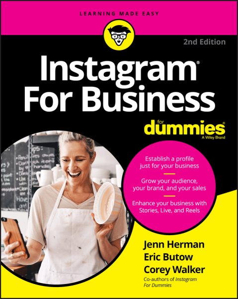 Instagram For Business For Dummies cover