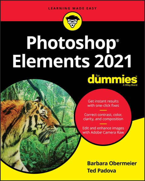 Photoshop Elements 2021 For Dummies (For Dummies (Computer/Tech)) cover