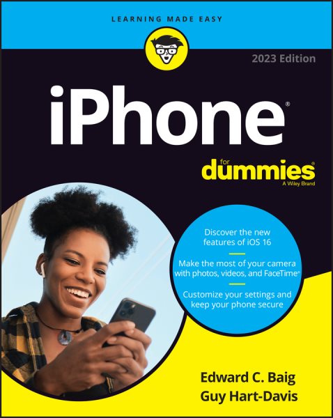 Iphone for Dummies 2023 cover
