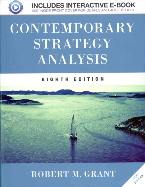 Contemporary Strategy Analysis Text Only cover