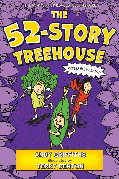 The 52-Story Treehouse: Vegetable Villains! (The Treehouse Books, 4) cover