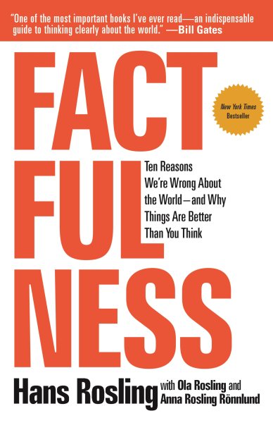 Factfulness: Ten Reasons We're Wrong About the World--and Why Things Are Better Than You Think cover